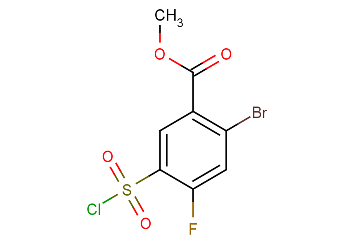 methyl 2-bromo-5-(chlorosulfonyl)-4-fluorobenzoate
