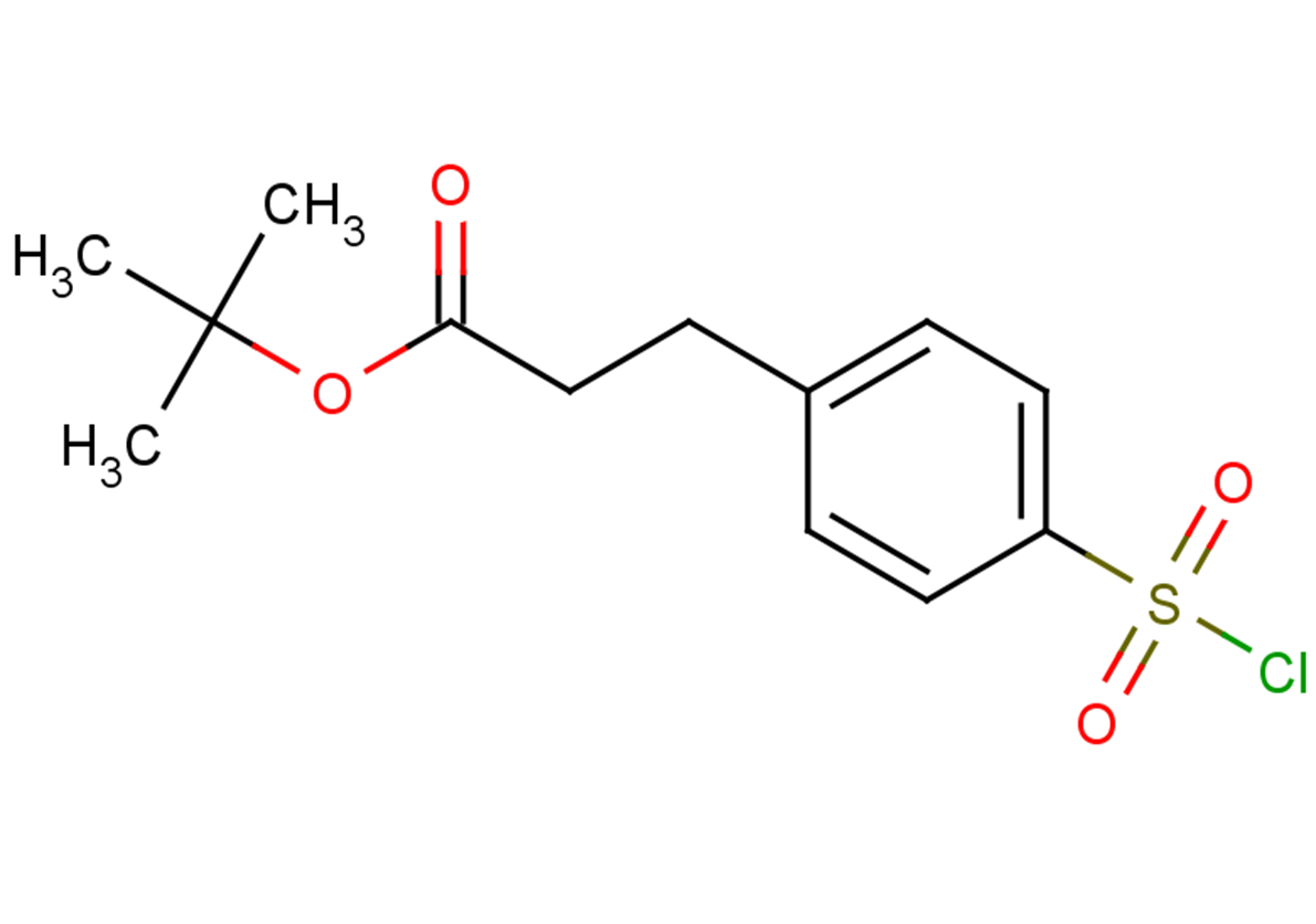 tert-butyl 3-[4-(chlorosulfonyl)phenyl]propanoate