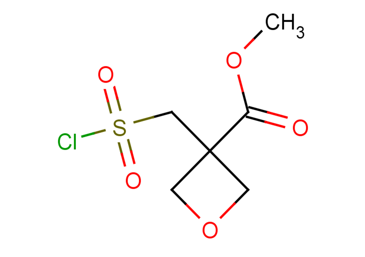 methyl 3-[(chlorosulfonyl)methyl]oxetane-3-carboxylate