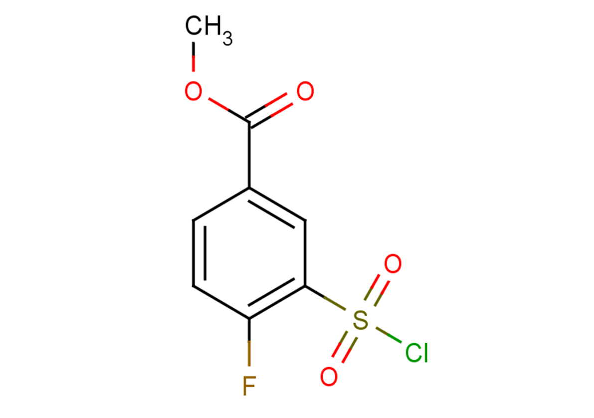 methyl 3-(chlorosulfonyl)-4-fluorobenzoate