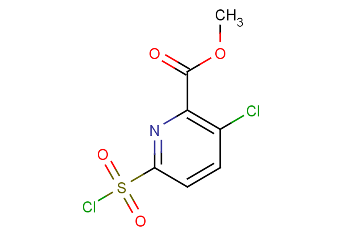 methyl 3-chloro-6-(chlorosulfonyl)pyridine-2-carboxylate