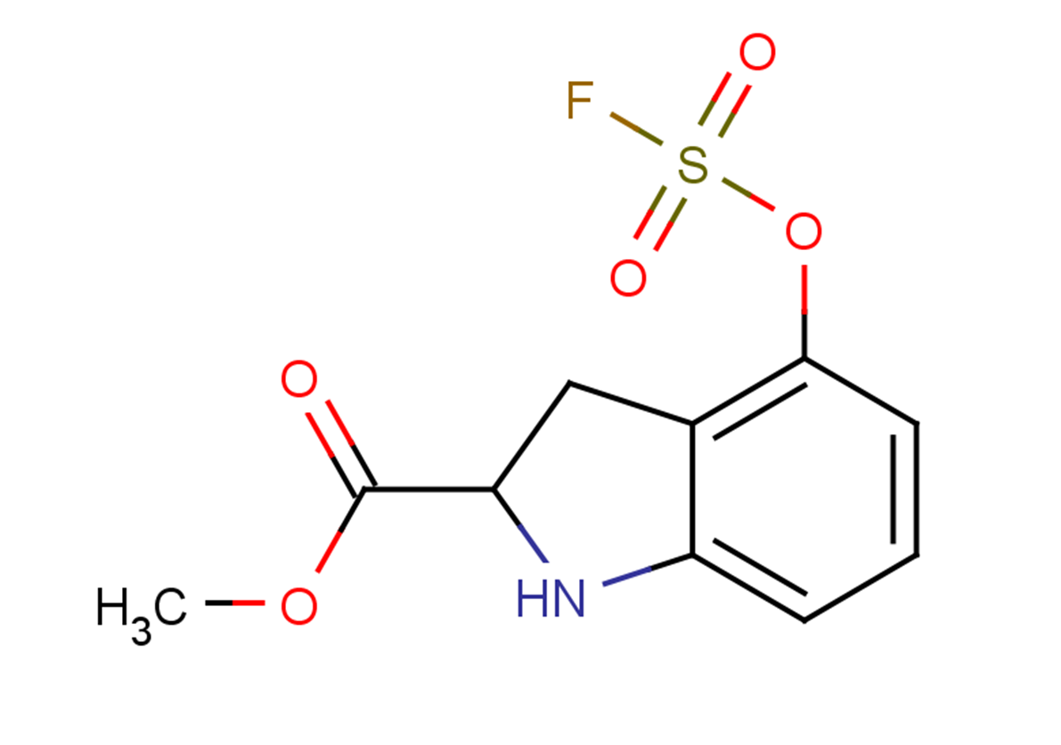 methyl 4-[(fluorosulfonyl)oxy]-2,3-dihydro-1H-indole-2-carboxylate