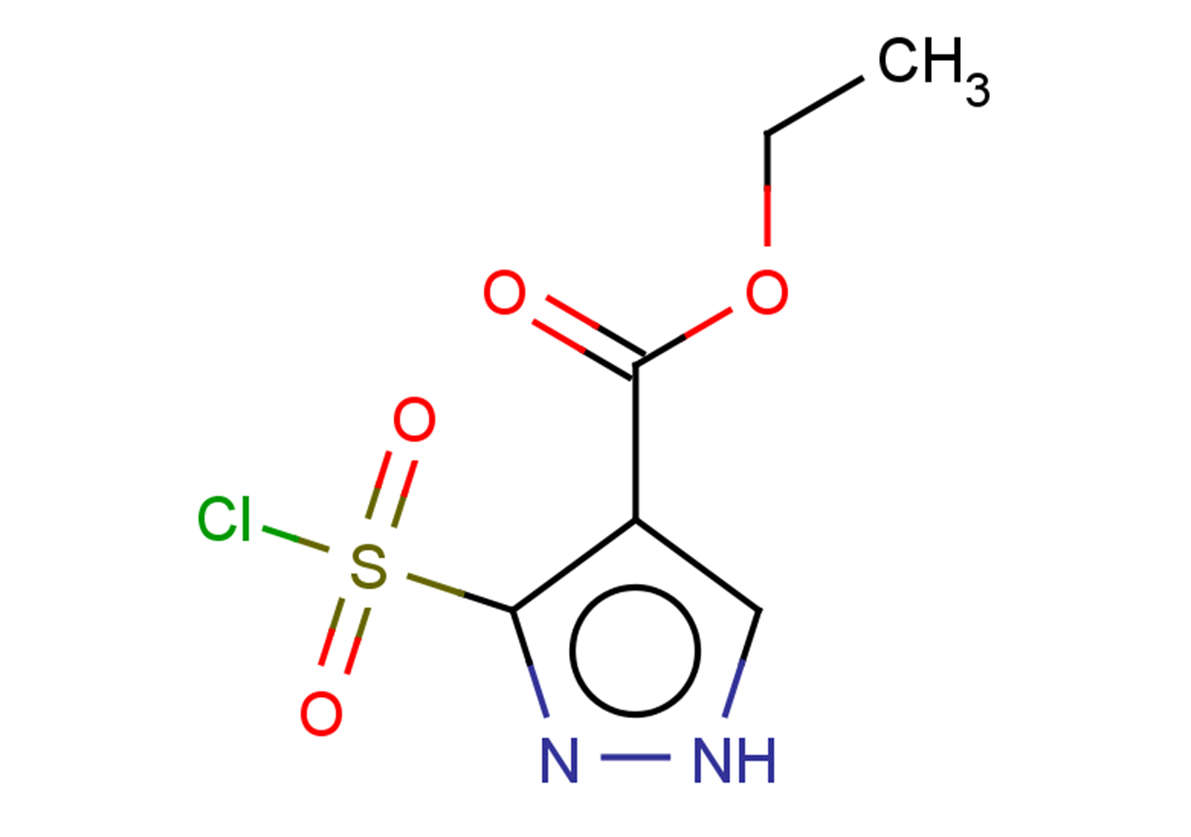 ethyl 3-(chlorosulfonyl)-1H-pyrazole-4-carboxylate