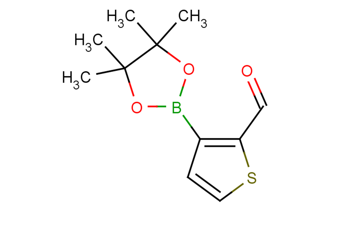 3-(4,4,5,5-tetramethyl-1,3,2-dioxaborolan-2-yl)thiophene-2-carbaldehyde