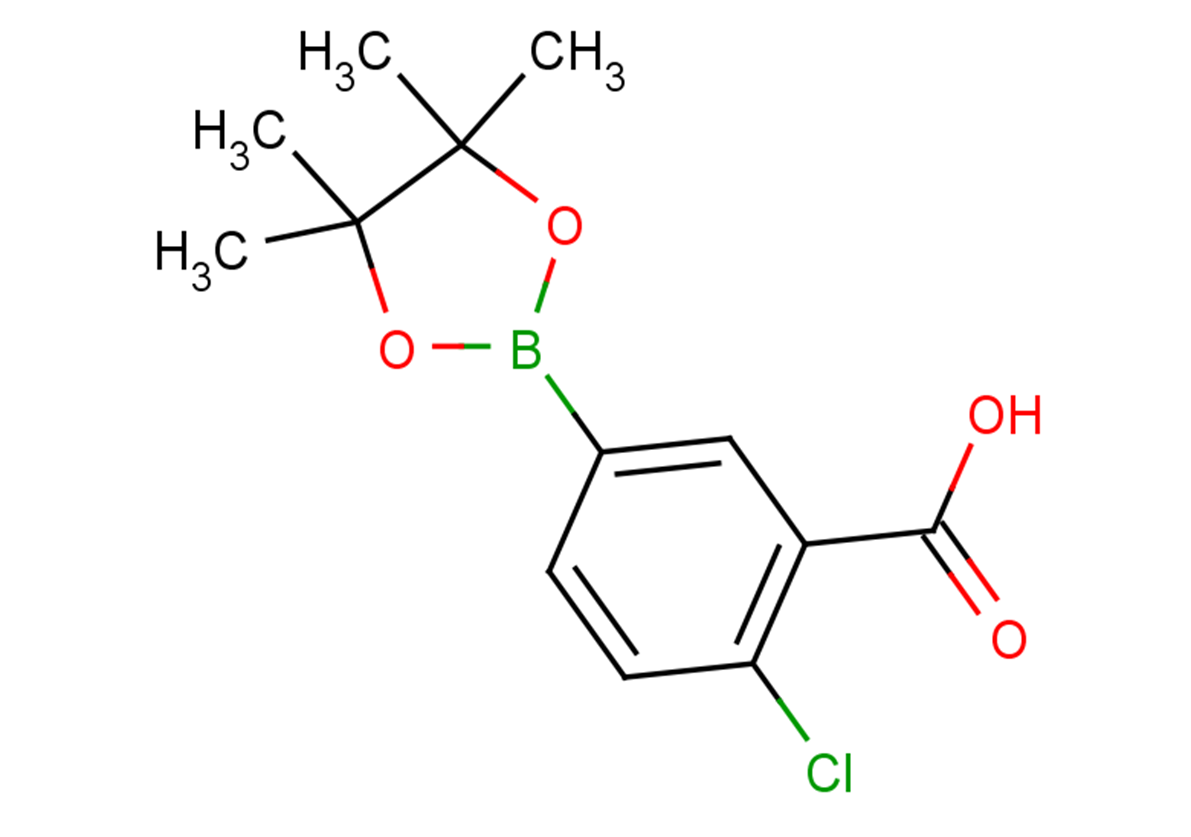 2-chloro-5-(4,4,5,5-tetramethyl-1,3,2-dioxaborolan-2-yl)benzoic acid