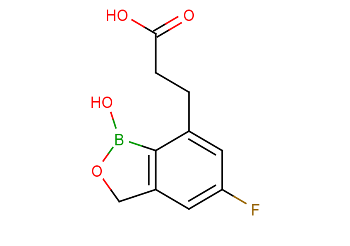 3-(5-fluoro-1-hydroxy-1,3-dihydro-2,1-benzoxaborol-7-yl)propanoic acid