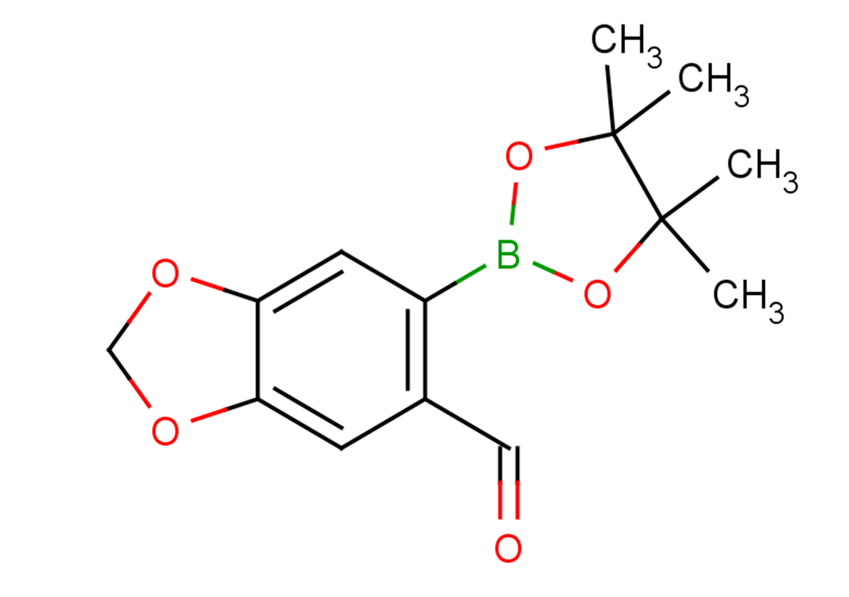 6-(4,4,5,5-tetramethyl-1,3,2-dioxaborolan-2-yl)-2H-1,3-benzodioxole-5-carbaldehyde