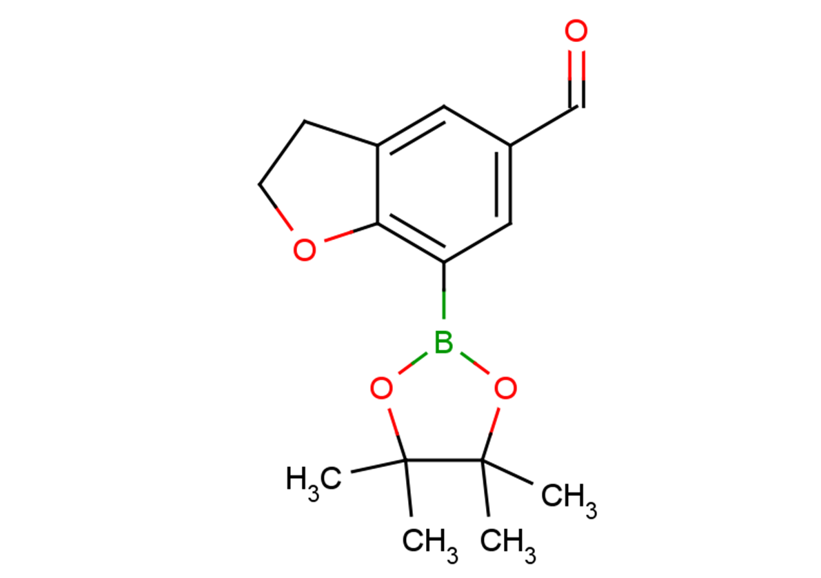 7-(4,4,5,5-tetramethyl-1,3,2-dioxaborolan-2-yl)-2,3-dihydro-1-benzofuran-5-carbaldehyde