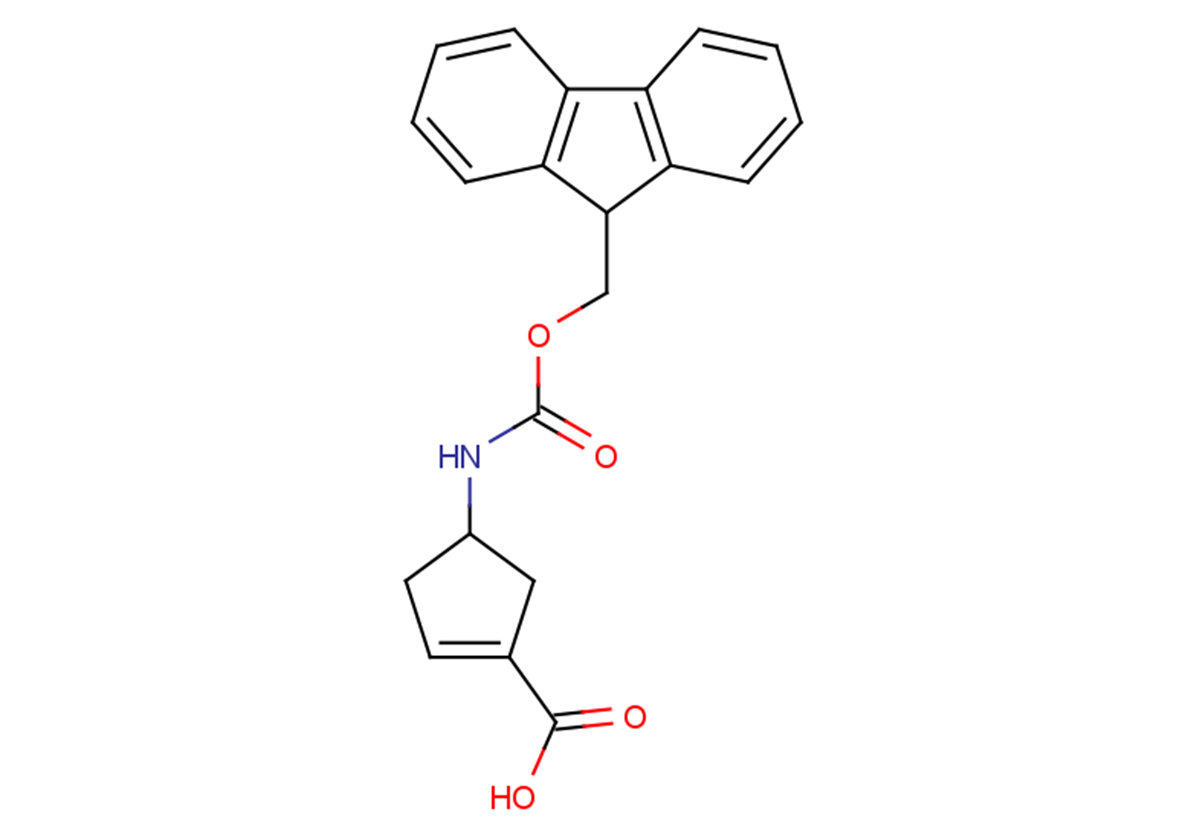 4-{[(9H-fluoren-9-ylmethoxy)carbonyl]amino}cyclopent-1-ene-1-carboxylic acid