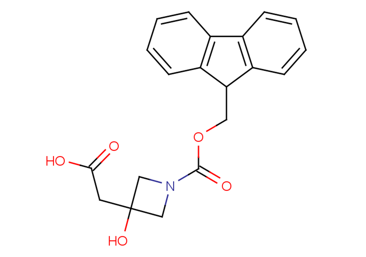 2-{1-[(9H-fluoren-9-ylmethoxy)carbonyl]-3-hydroxyazetidin-3-yl}acetic acid