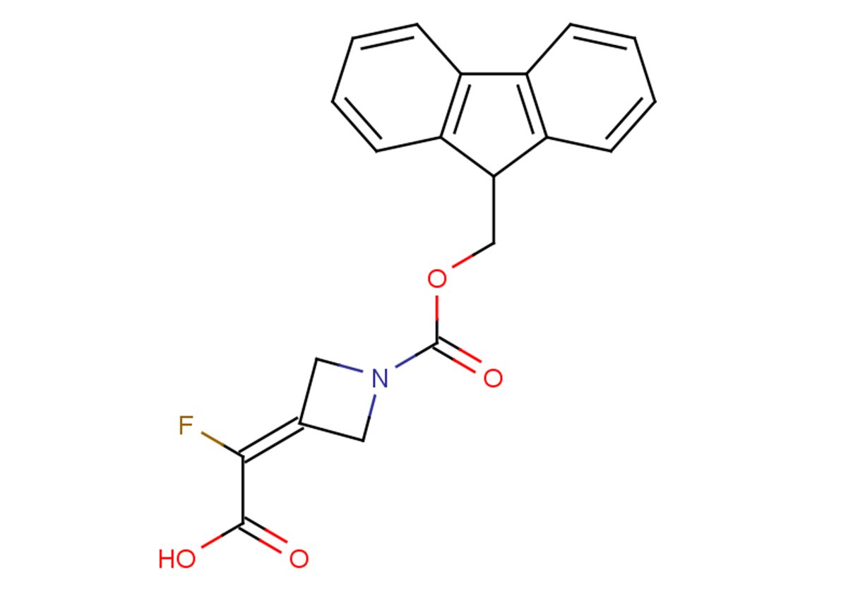 2-{1-[(9H-fluoren-9-ylmethoxy)carbonyl]azetidin-3-ylidene}-2-fluoroacetic acid
