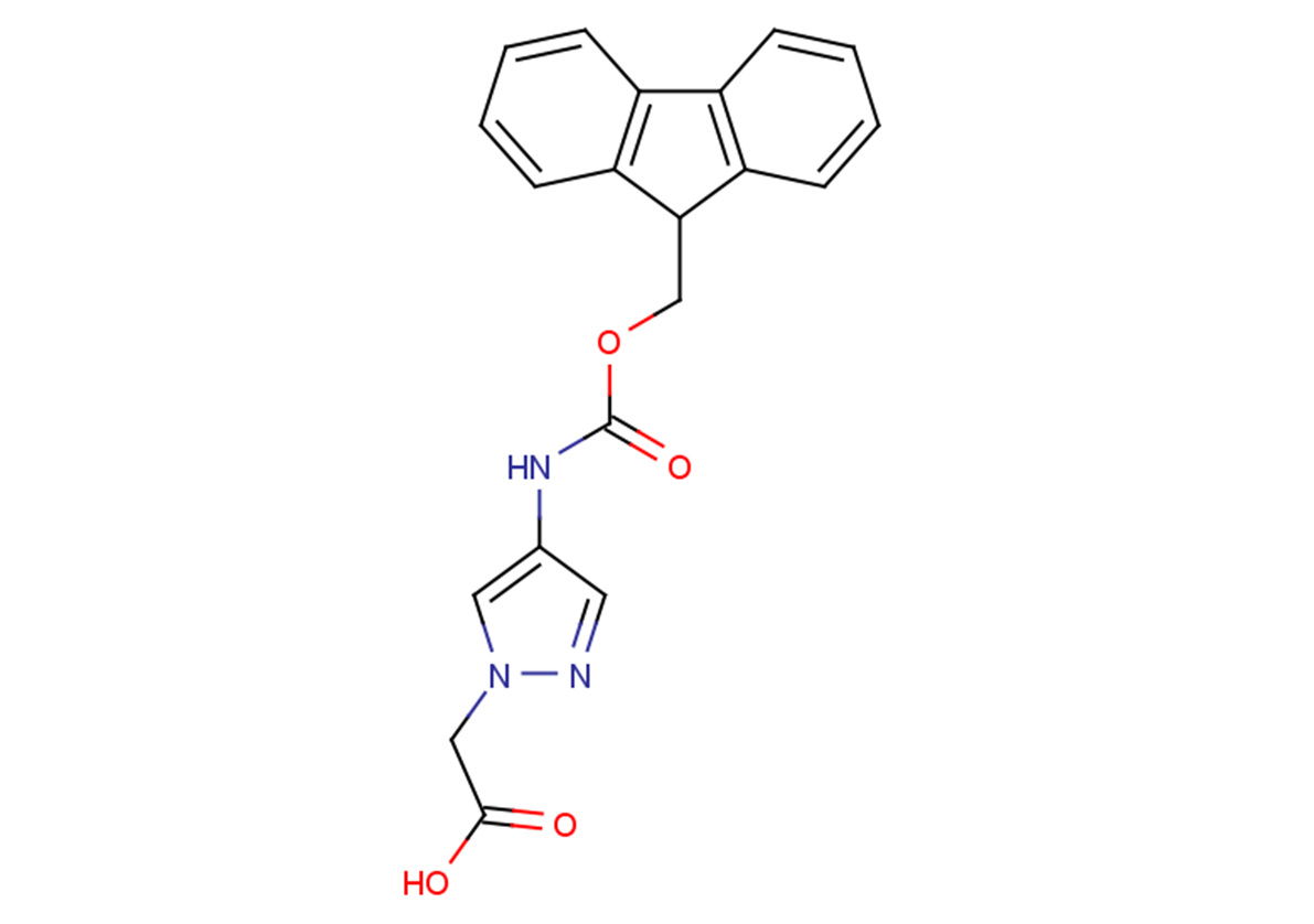 2-(4-{[(9H-fluoren-9-ylmethoxy)carbonyl]amino}-1H-pyrazol-1-yl)acetic acid