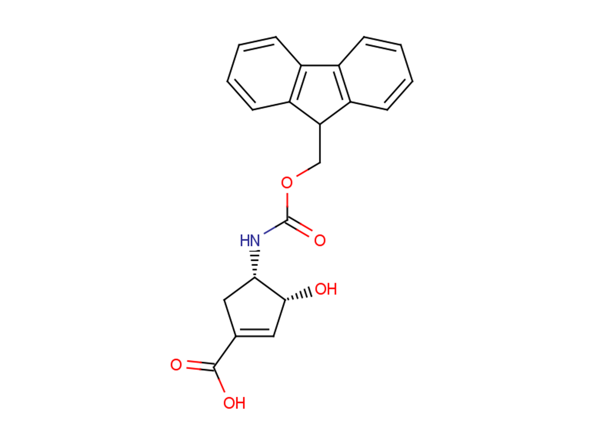 (3R,4S)-4-{[(9H-fluoren-9-ylmethoxy)carbonyl]amino}-3-hydroxycyclopent-1-ene-1-carboxylic acid