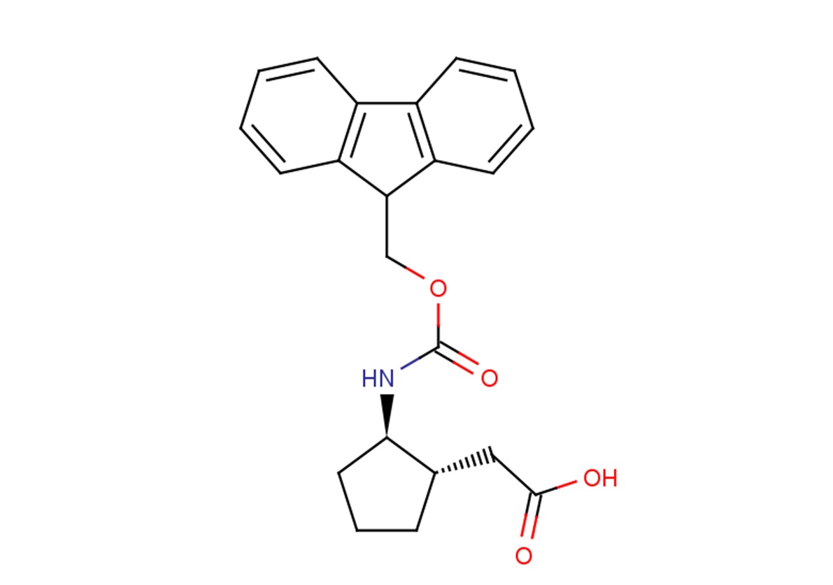 2-[(1S,2R)-2-{[(9H-fluoren-9-ylmethoxy)carbonyl]amino}cyclopentyl]acetic acid