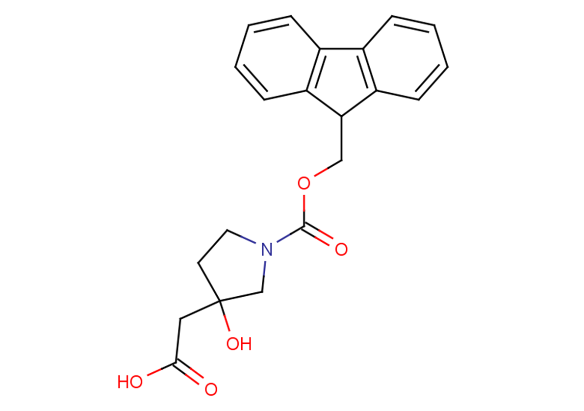 2-{1-[(9H-fluoren-9-ylmethoxy)carbonyl]-3-hydroxypyrrolidin-3-yl}acetic acid