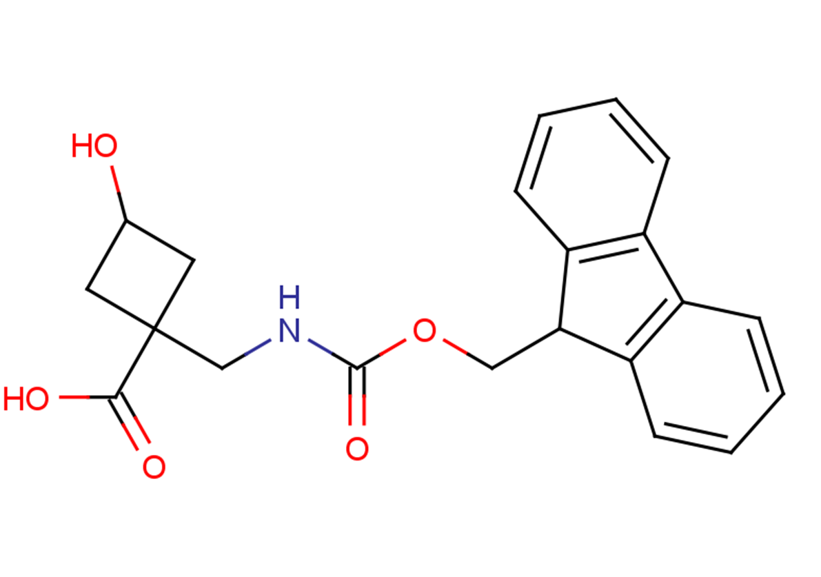 1-({[(9H-fluoren-9-ylmethoxy)carbonyl]amino}methyl)-3-hydroxycyclobutane-1-carboxylic acid