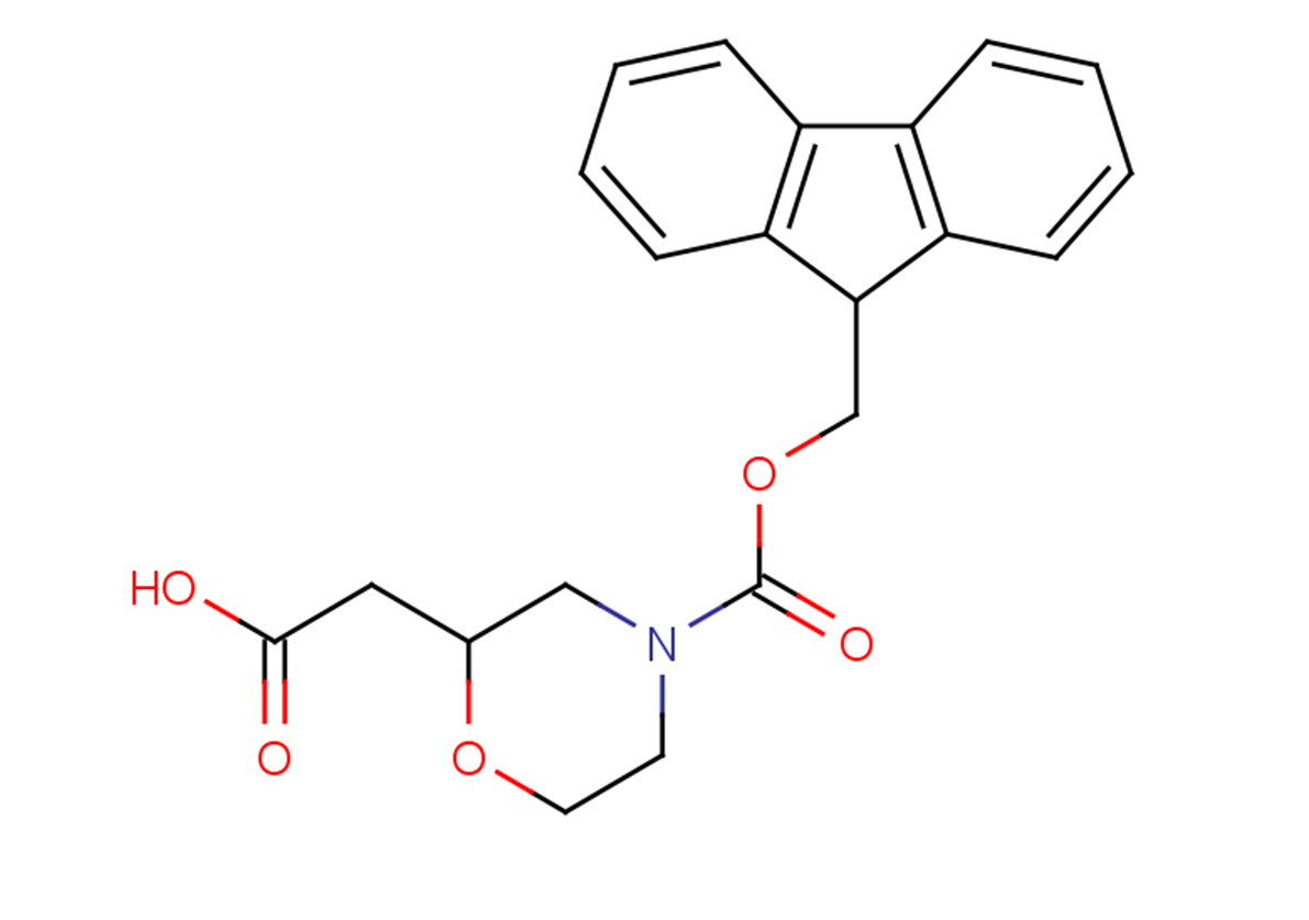 2-{4-[(9H-fluoren-9-ylmethoxy)carbonyl]morpholin-2-yl}acetic acid