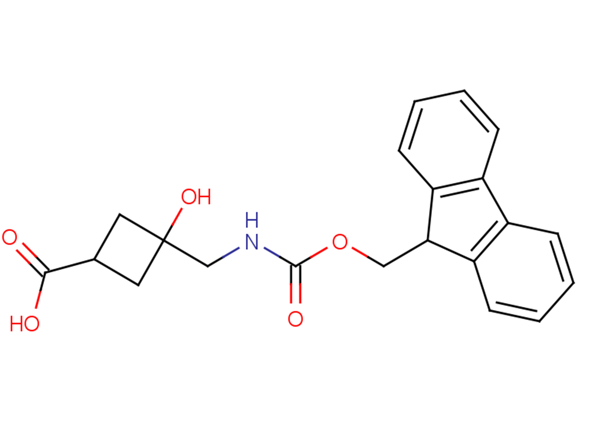 3-({[(9H-fluoren-9-ylmethoxy)carbonyl]amino}methyl)-3-hydroxycyclobutane-1-carboxylic acid