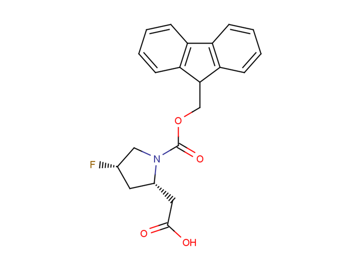 2-[(2R,4S)-1-[(9H-fluoren-9-ylmethoxy)carbonyl]-4-fluoropyrrolidin-2-yl]acetic acid