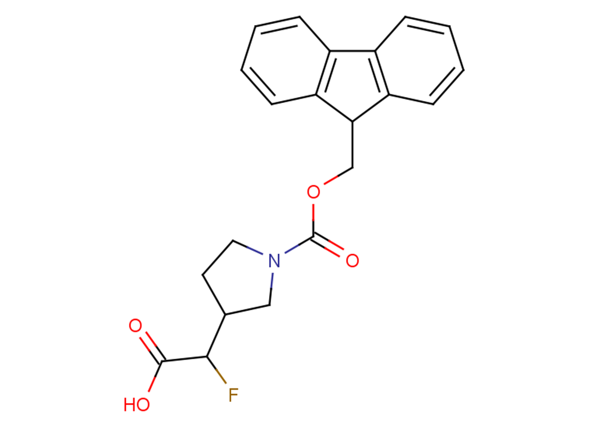 2-{1-[(9H-fluoren-9-ylmethoxy)carbonyl]pyrrolidin-3-yl}-2-fluoroacetic acid