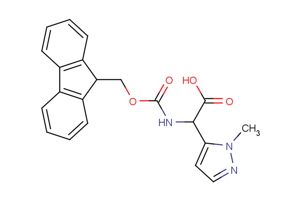 2-{[(9H-fluoren-9-ylmethoxy)carbonyl]amino}-2-(1-methyl-1H-pyrazol-5-yl)acetic acid