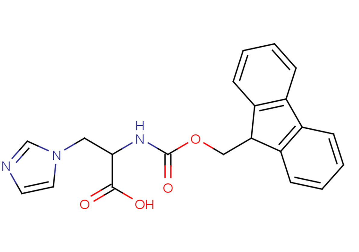 2-{[(9H-fluoren-9-ylmethoxy)carbonyl]amino}-3-(1H-imidazol-1-yl)propanoic acid