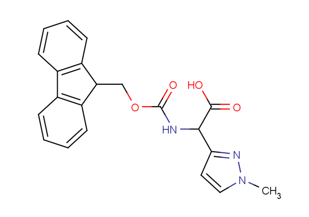 2-{[(9H-fluoren-9-ylmethoxy)carbonyl]amino}-2-(1-methyl-1H-pyrazol-3-yl)acetic acid