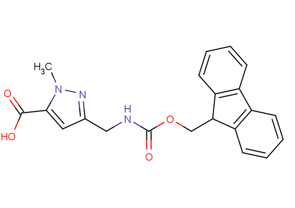 3-({[(9H-fluoren-9-ylmethoxy)carbonyl]amino}methyl)-1-methyl-1H-pyrazole-5-carboxylic acid