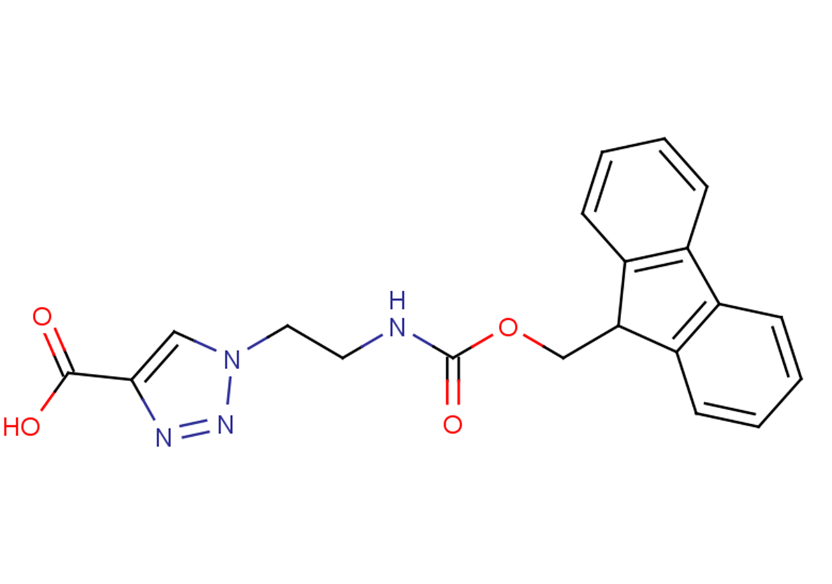 1-(2-{[(9H-fluoren-9-ylmethoxy)carbonyl]amino}ethyl)-1H-1,2,3-triazole-4-carboxylic acid