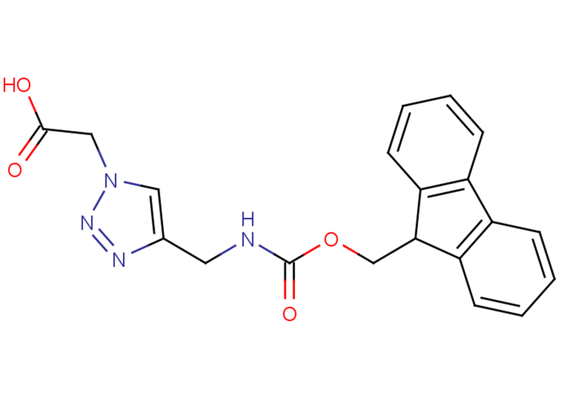 2-[4-({[(9H-fluoren-9-ylmethoxy)carbonyl]amino}methyl)-1H-1,2,3-triazol-1-yl]acetic acid