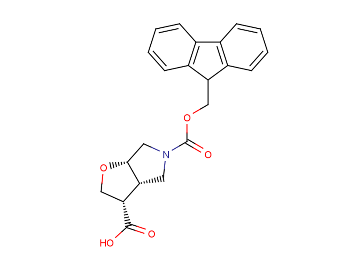 (3S,3aS,6aS)-5-[(9H-fluoren-9-ylmethoxy)carbonyl]-hexahydro-2H-furo[2,3-c]pyrrole-3-carboxylic acid
