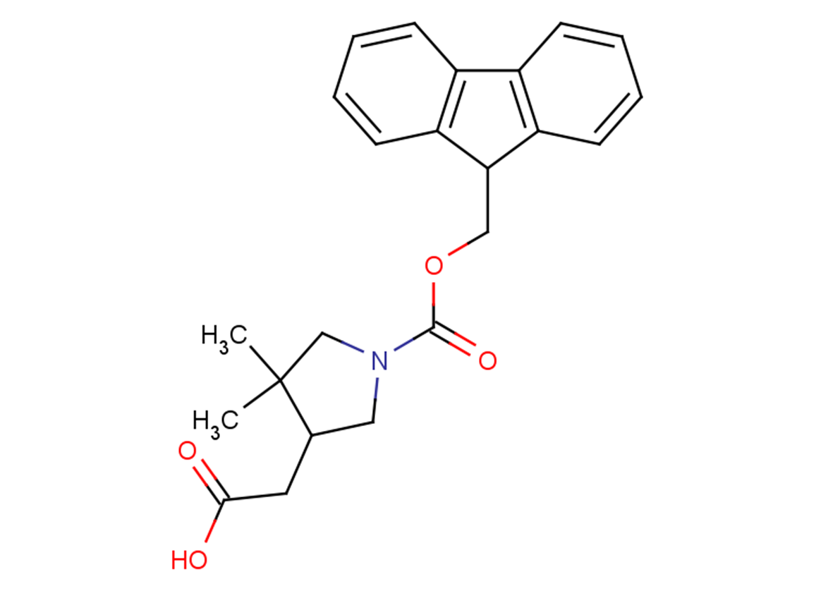 2-{1-[(9H-fluoren-9-ylmethoxy)carbonyl]-4,4-dimethylpyrrolidin-3-yl}acetic acid
