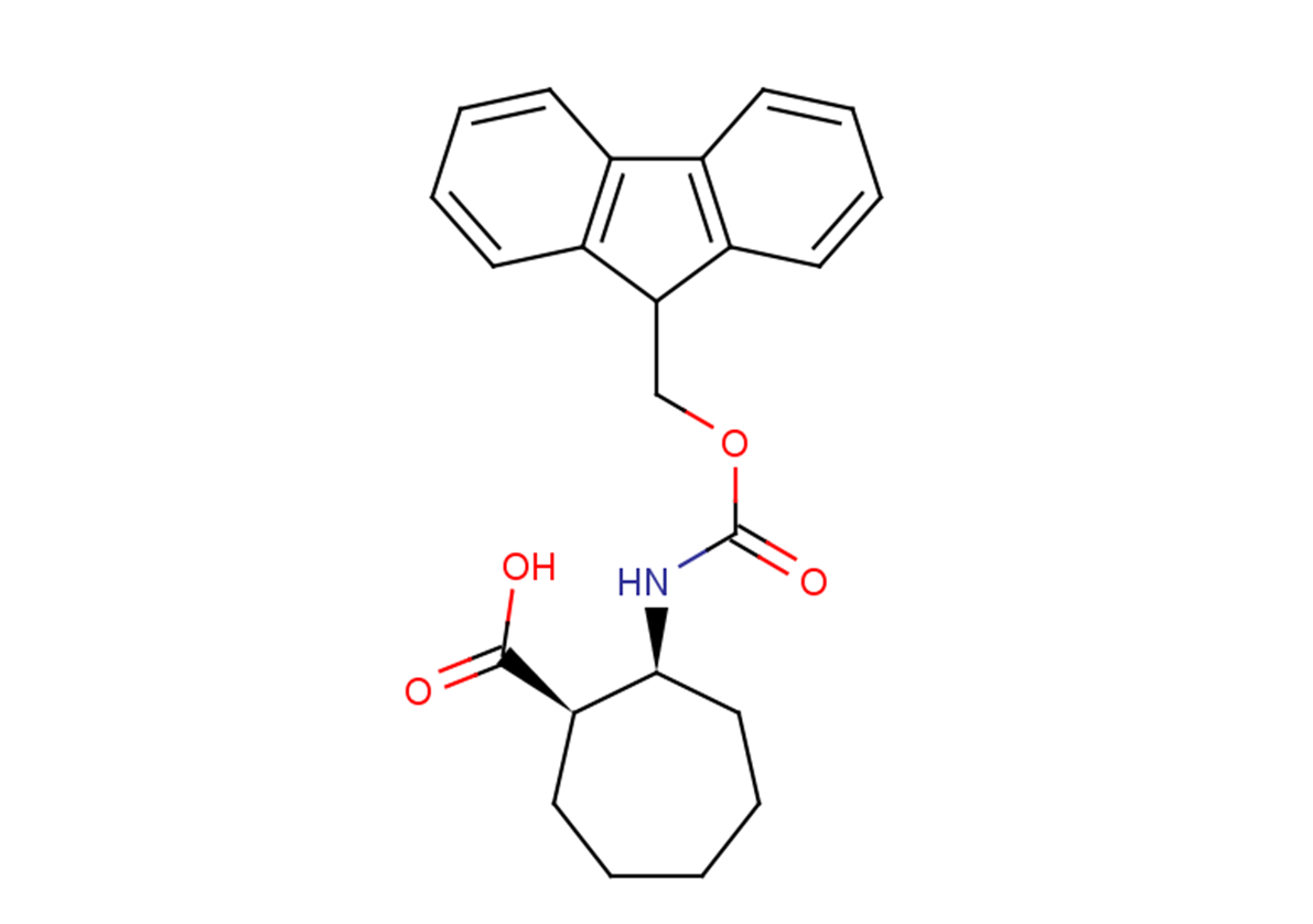 (1R,2S)-2-{[(9H-fluoren-9-ylmethoxy)carbonyl]amino}cycloheptane-1-carboxylic acid