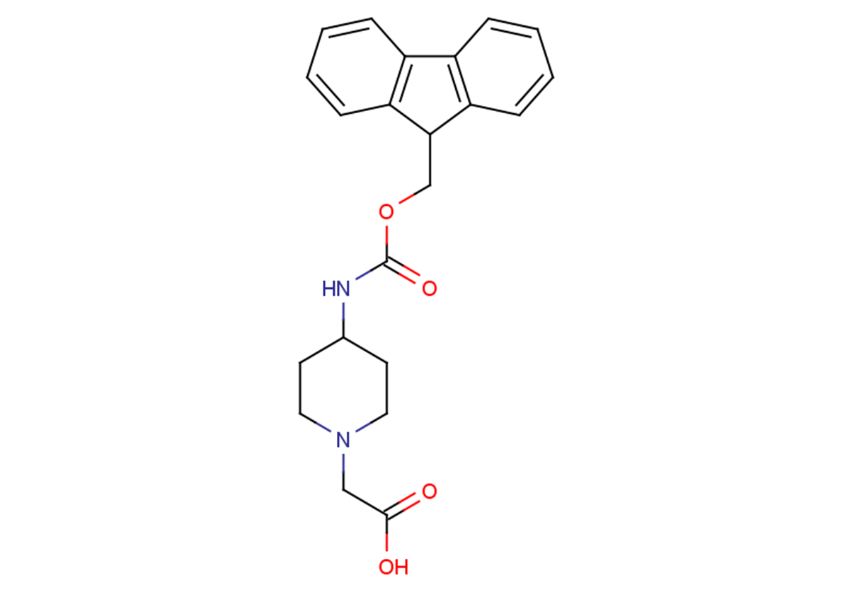 2-(4-{[(9H-fluoren-9-ylmethoxy)carbonyl]amino}piperidin-1-yl)acetic acid