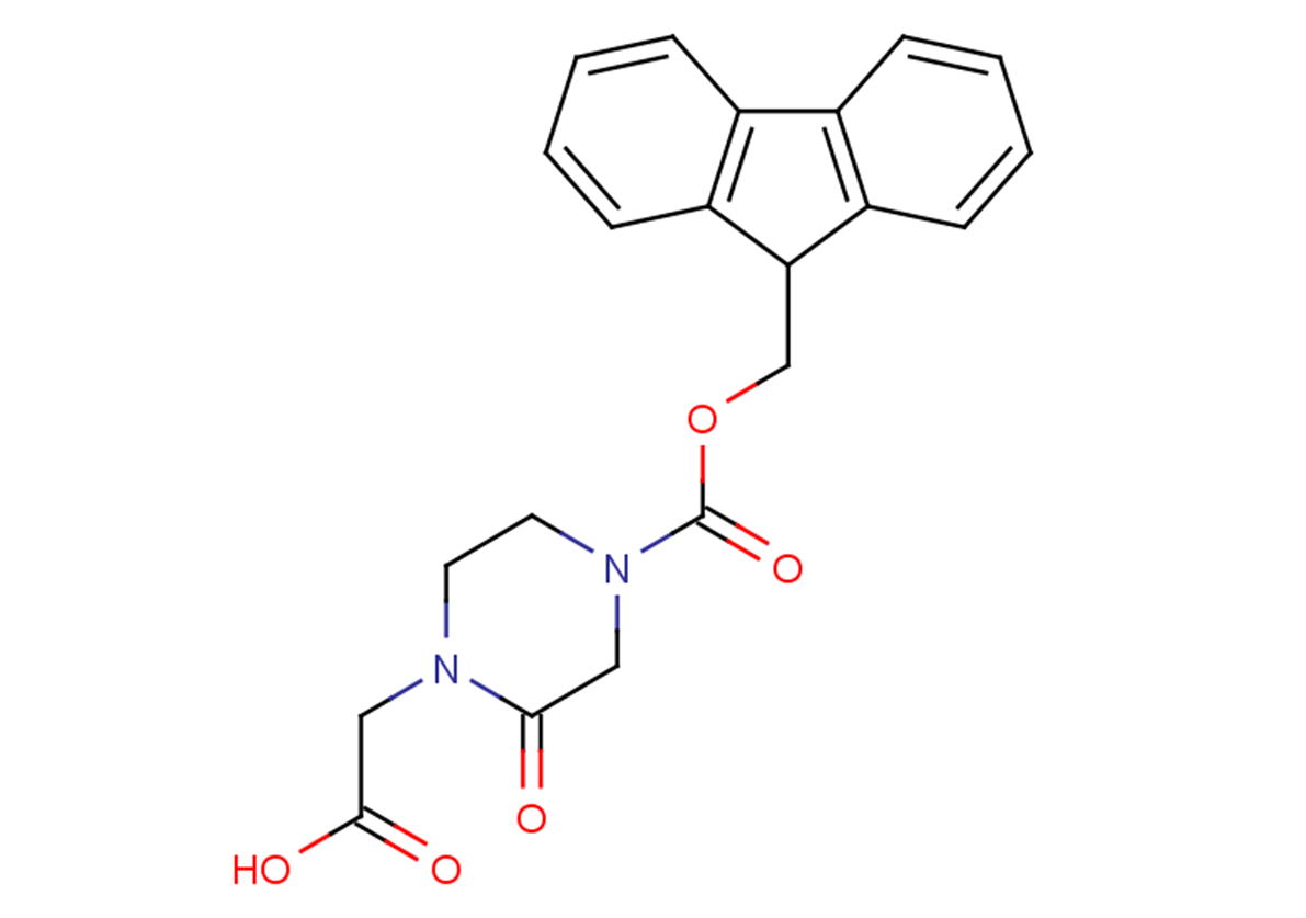 2-{4-[(9H-fluoren-9-ylmethoxy)carbonyl]-2-oxopiperazin-1-yl}acetic acid