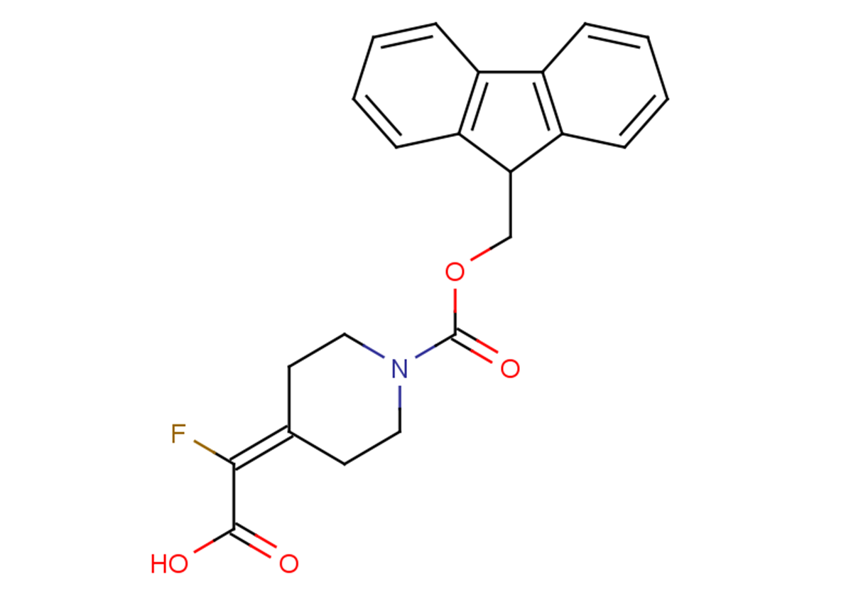 2-{1-[(9H-fluoren-9-ylmethoxy)carbonyl]piperidin-4-ylidene}-2-fluoroacetic acid