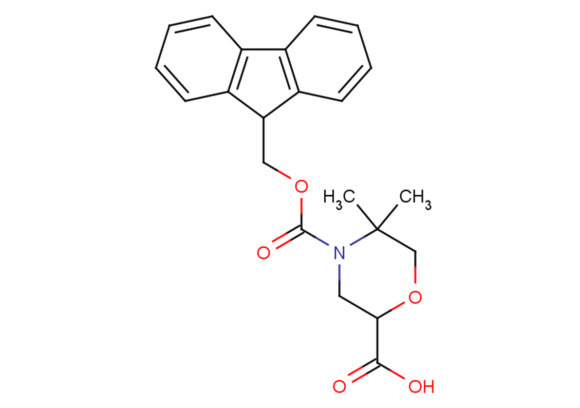 4-[(9H-fluoren-9-ylmethoxy)carbonyl]-5,5-dimethylmorpholine-2-carboxylic acid