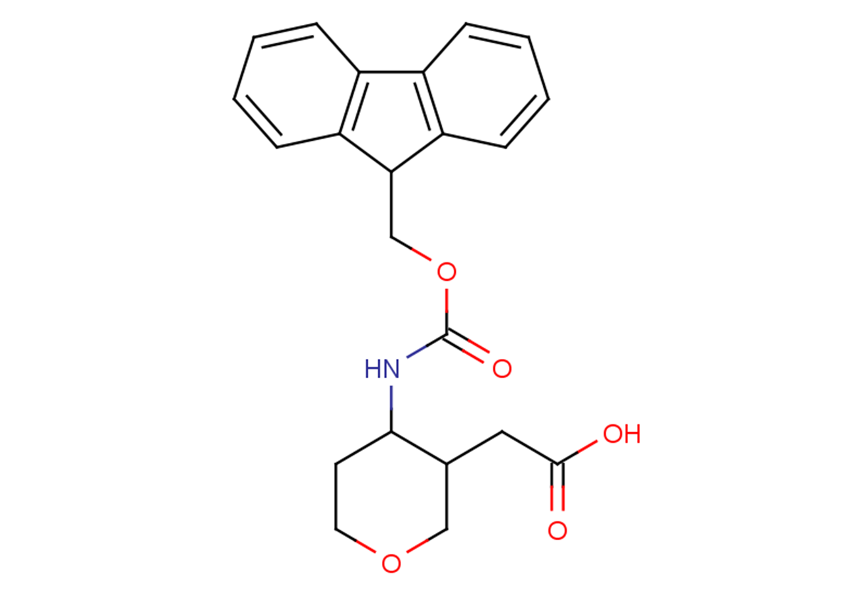 2-(4-{[(9H-fluoren-9-ylmethoxy)carbonyl]amino}oxan-3-yl)acetic acid