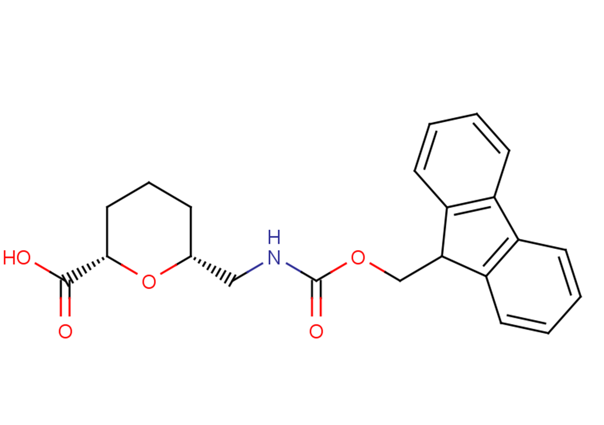 (2S,6R)-6-({[(9H-fluoren-9-ylmethoxy)carbonyl]amino}methyl)oxane-2-carboxylic acid
