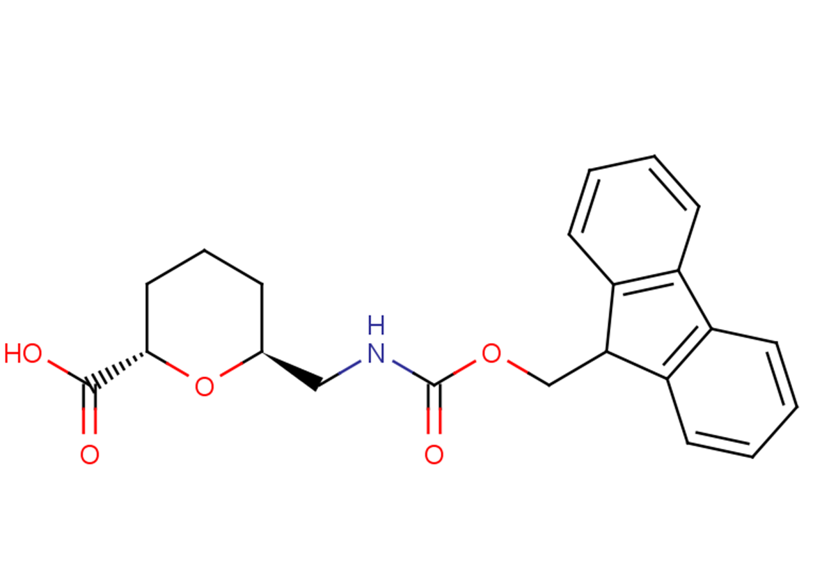 (2S,6S)-6-({[(9H-fluoren-9-ylmethoxy)carbonyl]amino}methyl)oxane-2-carboxylic acid