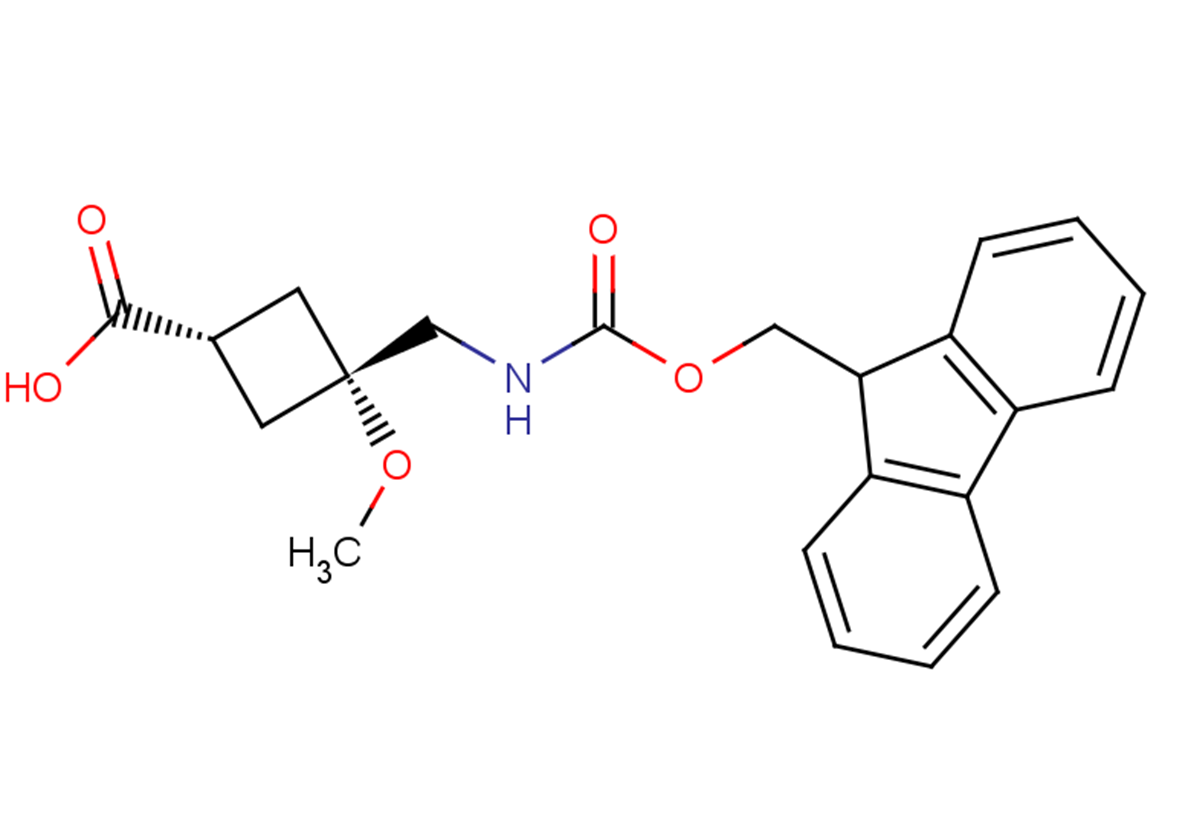 3-({[(9H-fluoren-9-ylmethoxy)carbonyl]amino}methyl)-3-methoxycyclobutane-1-carboxylic acid