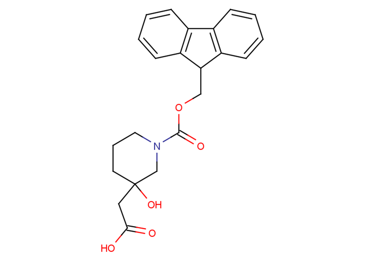 2-{1-[(9H-fluoren-9-ylmethoxy)carbonyl]-3-hydroxypiperidin-3-yl}acetic acid