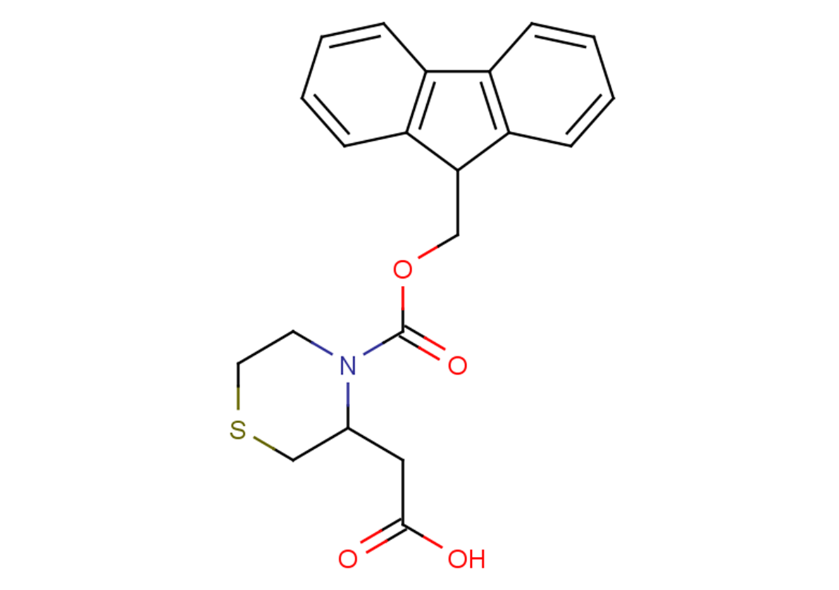 2-{4-[(9H-fluoren-9-ylmethoxy)carbonyl]thiomorpholin-3-yl}acetic acid