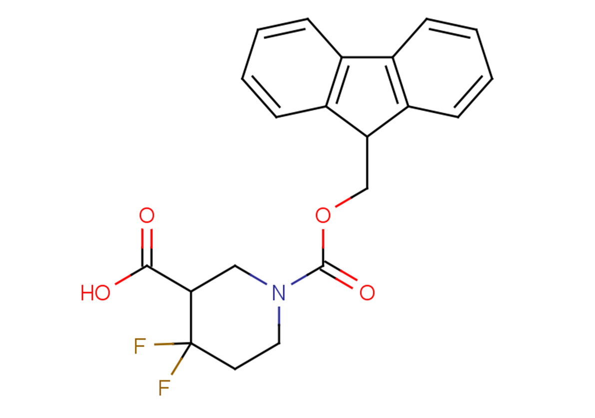 1-[(9H-fluoren-9-ylmethoxy)carbonyl]-4,4-difluoropiperidine-3-carboxylic acid