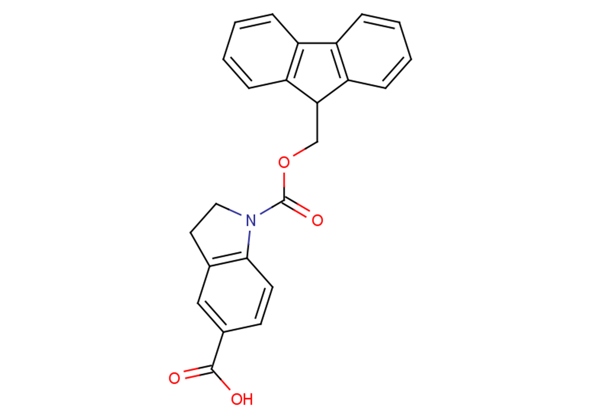 1-[(9H-fluoren-9-ylmethoxy)carbonyl]-2,3-dihydro-1H-indole-5-carboxylic acid