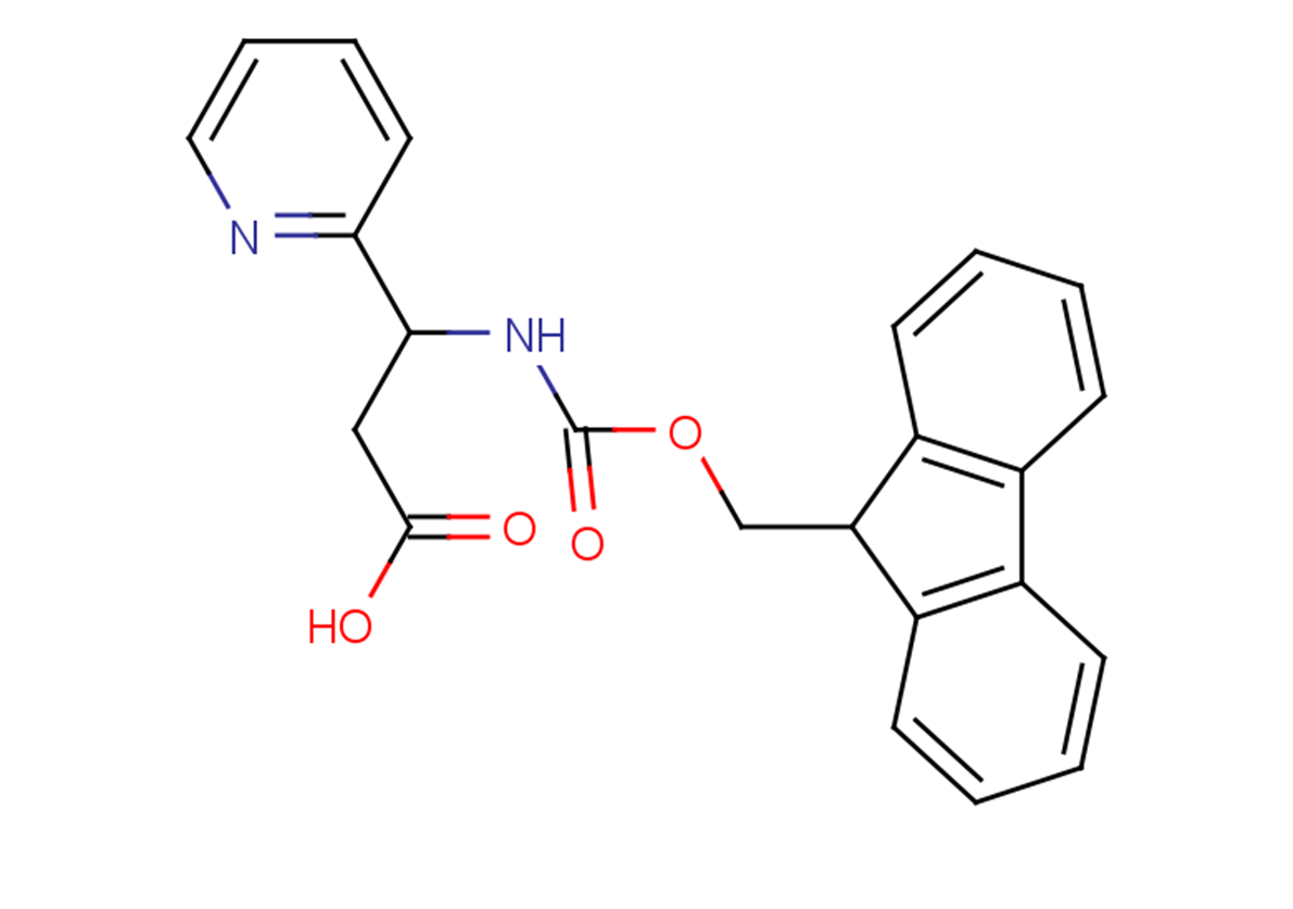3-{[(9H-fluoren-9-ylmethoxy)carbonyl]amino}-3-(pyridin-2-yl)propanoic acid