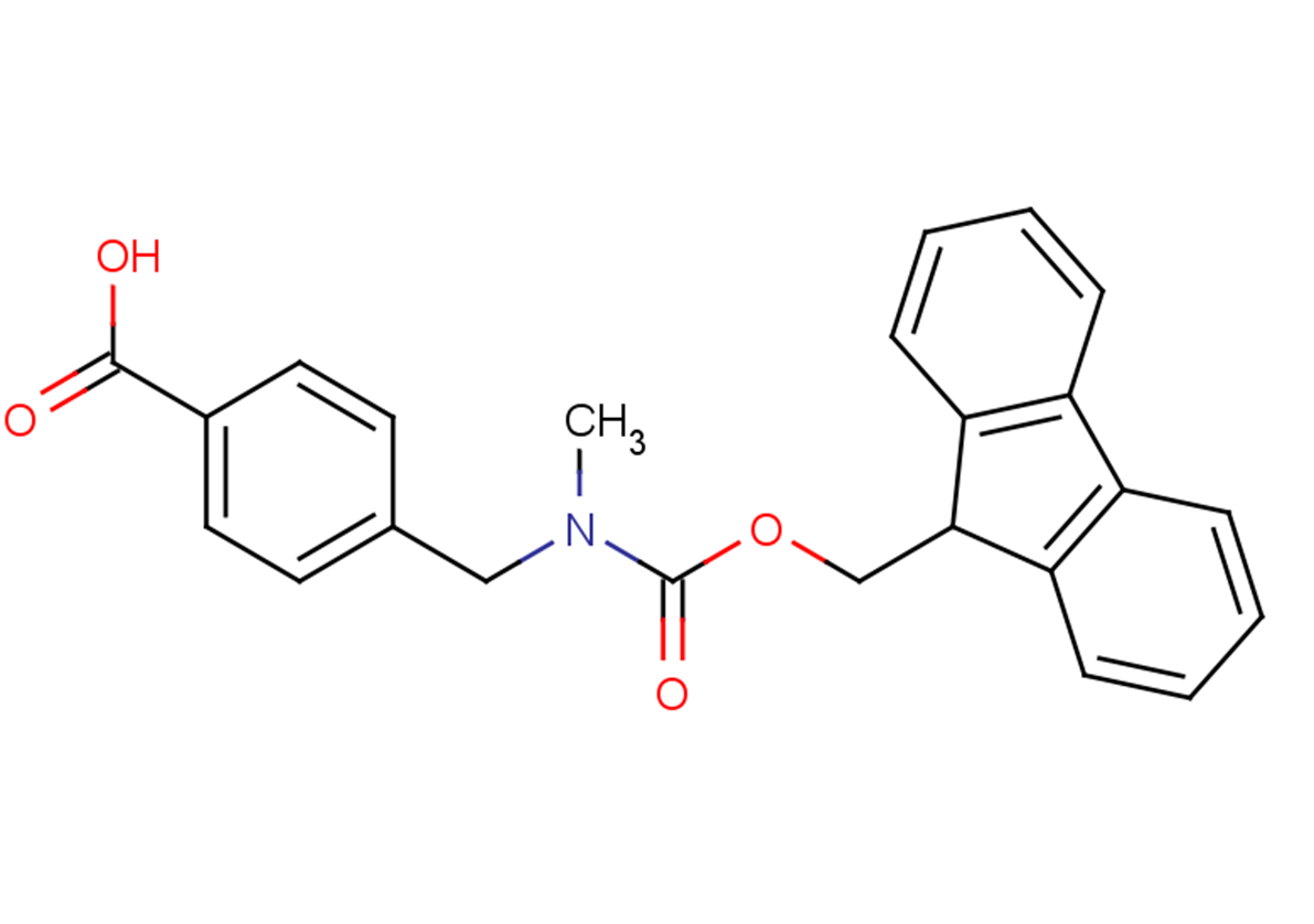 4-({[(9H-fluoren-9-ylmethoxy)carbonyl](methyl)amino}methyl)benzoic acid