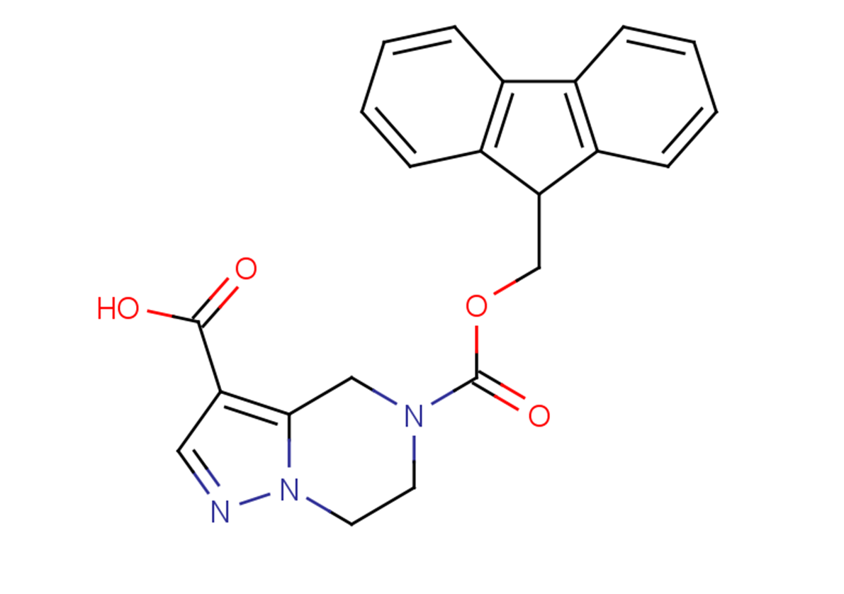 5-[(9H-fluoren-9-ylmethoxy)carbonyl]-4H,5H,6H,7H-pyrazolo[1,5-a]pyrazine-3-carboxylic acid