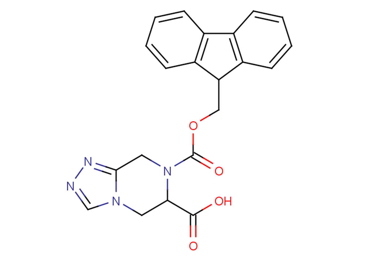7-[(9H-fluoren-9-ylmethoxy)carbonyl]-5H,6H,7H,8H-[1,2,4]triazolo[4,3-a]pyrazine-6-carboxylic acid