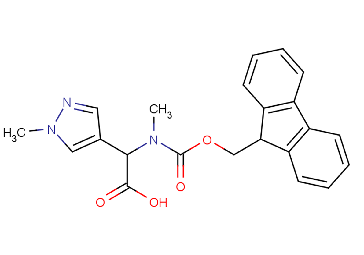 2-{[(9H-fluoren-9-ylmethoxy)carbonyl](methyl)amino}-2-(1-methyl-1H-pyrazol-4-yl)acetic acid